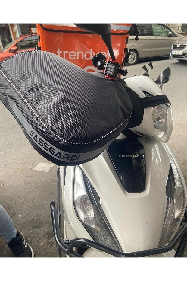 ASSGARDİ Motorsiklet Premium El Koruma Uyumlu Kılıfı ( Scooter Model ) Her Scootere Uyumlu